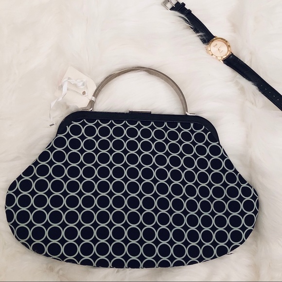 Banana Republic Handbags - Banana Republic Circle Print Handbag